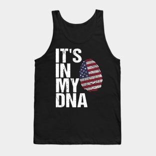 Patriotic 4th of July American Flag Tank Top